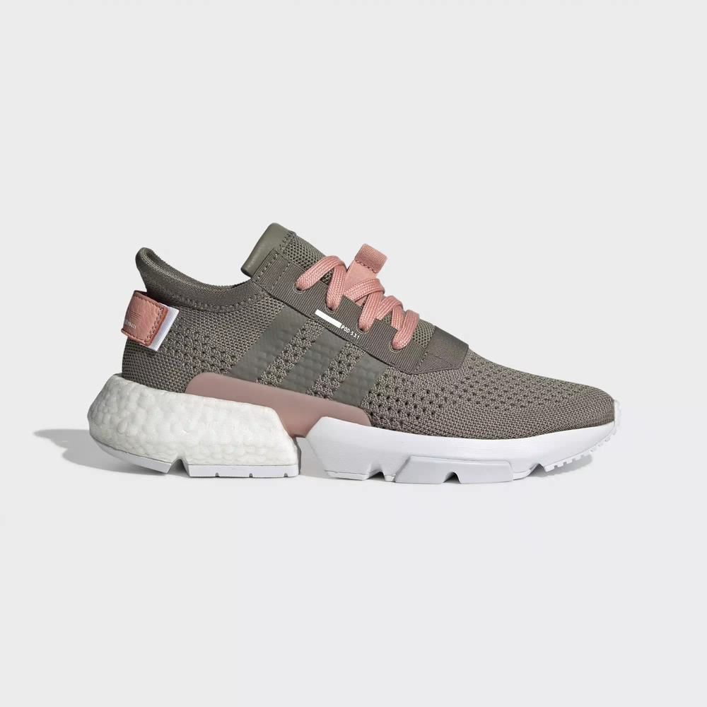 Adidas POD-S3.1 Tenis Verdes Para Mujer (MX-28610)